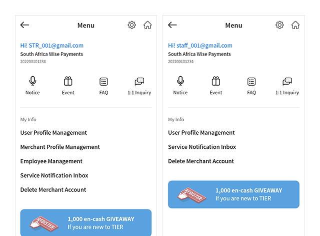 Merchant information management